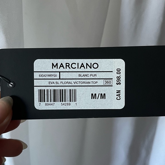 Marciano | Eva Sleeveless Floral Victorian Top | Size Medium NWT - Picture 4 of 7